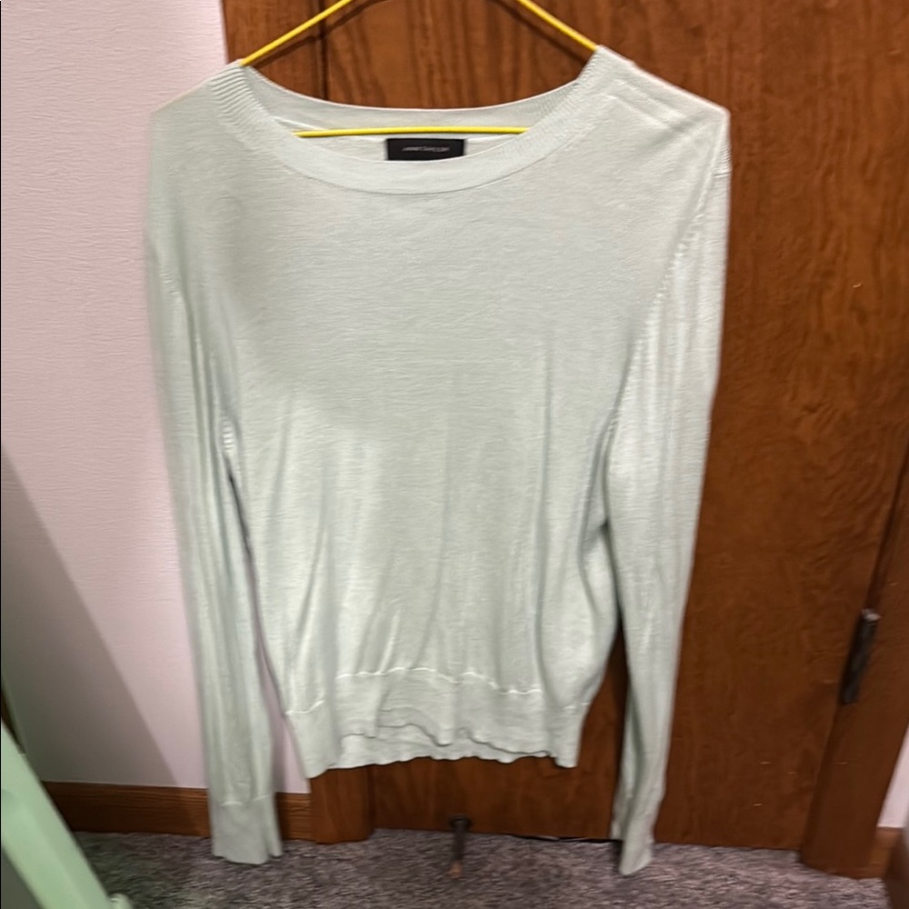 Light Green Long Sleeve Sweater